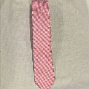 Tommy Hilfiger Pink Patterned Tie